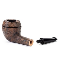 Pipa in Radica Radice Silk Cut Sabbiata Bulldog