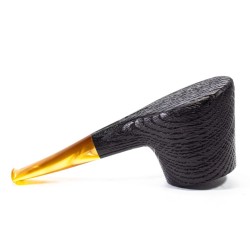 Bog Oak Pipe Radice Sandblasted Pot