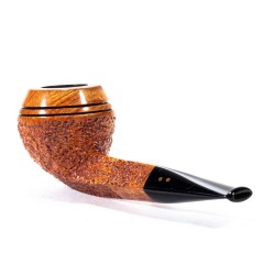 Pipa in Radica Radice Rind Rusticata Bulldog