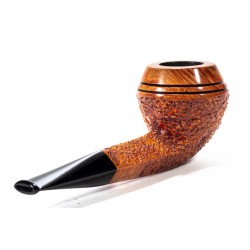 Pipa in Radica Radice Rind Rusticata Bulldog