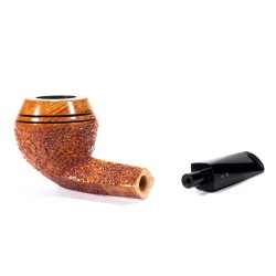Pipa in Radica Radice Rind Rusticata Bulldog