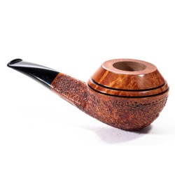 Pipa in Radica Radice Rind Rusticata Bent Rhodesian