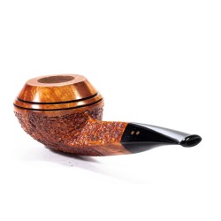Pipa in Radica Radice Rind Rusticata Bent Rhodesian