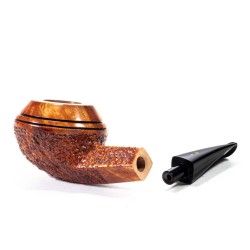 Pipa in Radica Radice Rind Rusticata Bent Rhodesian