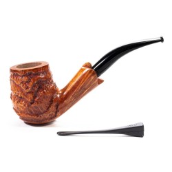 Pipa in Radica Radice Underwood Rusticata Bent