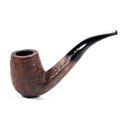 Pipa in Radica Radice Silk Cut Sabbiata Bent