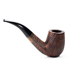 Pipa in Radica Radice Silk Cut Sabbiata Bent