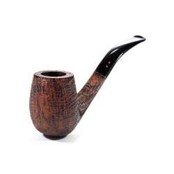 Pipa in Radica Radice Silk Cut Sabbiata Bent