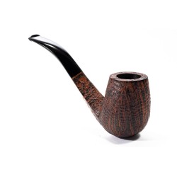 Pipa in Radica Radice Silk Cut Sabbiata Bent