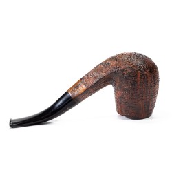 Pipa in Radica Radice Silk Cut Sabbiata Bent