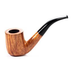 Pipa in Radica Radice Clear Liscia Bent Billiard