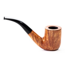 Pipa in Radica Radice Clear Liscia Bent Billiard