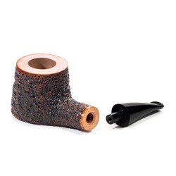 Pipa in Radica Radice Rind Rusticata Pot