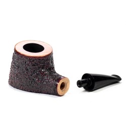 Pipa in Radica Radice Rind Rusticata Pot