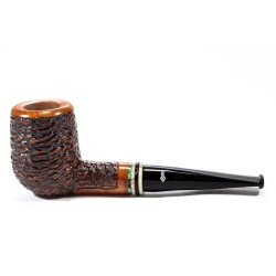 Briar Pipe Santambrogio Rusticated Billiard