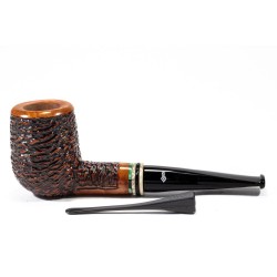 Briar Pipe Santambrogio Rusticated Billiard