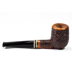 Briar Pipe Santambrogio Rusticated Billiard