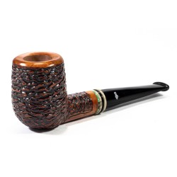Briar Pipe Santambrogio Rusticated Billiard