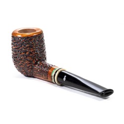 Briar Pipe Santambrogio Rusticated Billiard