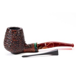 Briar Pipe Santambrogio Rusticated Brandy