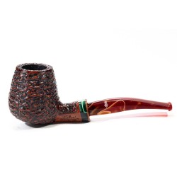 Briar Pipe Santambrogio Rusticated Brandy