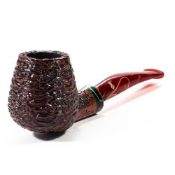 Briar Pipe Santambrogio Rusticated Brandy
