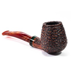 Briar Pipe Santambrogio Rusticated Brandy