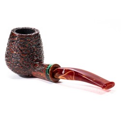 Briar Pipe Santambrogio Rusticated Brandy