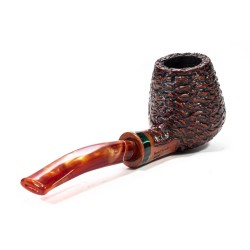 Briar Pipe Santambrogio Rusticated Brandy
