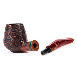 Briar Pipe Santambrogio Rusticated Brandy