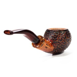 Pipe Santambrogio Rusticated Bent Apple