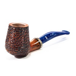 Pipa Santambrogio Rusticata Bent Billiard