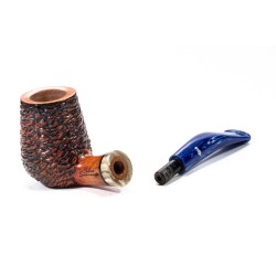 Pipe Santambrogio Rusticated Bent Billiard