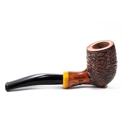 Briar Pipe Santambrogio Rusticated Billiard