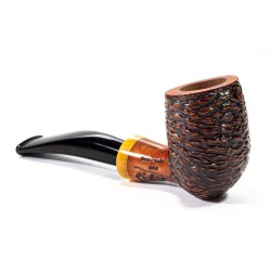 Briar Pipe Santambrogio Rusticated Billiard
