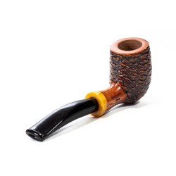 Briar Pipe Santambrogio Rusticated Billiard