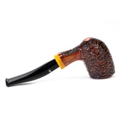 Briar Pipe Santambrogio Rusticated Billiard