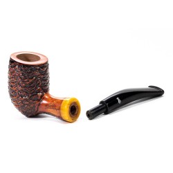 Briar Pipe Santambrogio Rusticated Billiard
