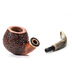 Pipe Santambrogio Rusticated Bent Apple