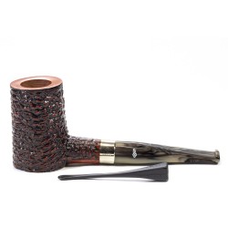 Briar Pipe Santambrogio Rusticated Poker