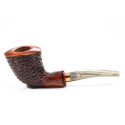 Briar Pipe Santambrogio Rusticated Dublin