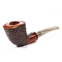 Briar Pipe Santambrogio Rusticated Dublin