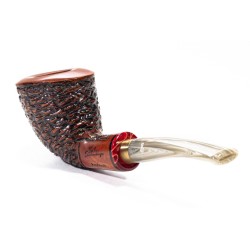 Briar Pipe Santambrogio Rusticated Dublin