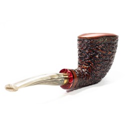 Briar Pipe Santambrogio Rusticated Dublin