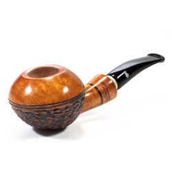Pipe Santambrogio Rusticated Bent Rhodesian