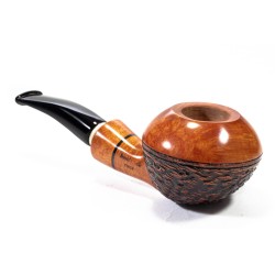 Pipe Santambrogio Rusticated Bent Rhodesian