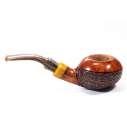 Pipe Santambrogio Rusticated Bent Rhodesian