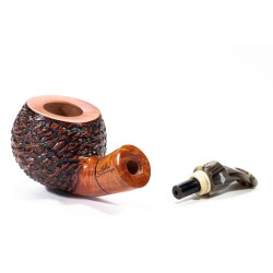 Pipe Santambrogio Rusticated Bent Apple