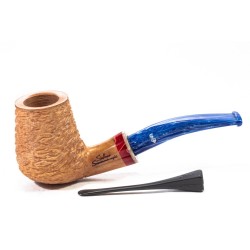 Briar Pipe Santambrogio Rusticated Billiard