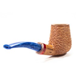 Briar Pipe Santambrogio Rusticated Billiard